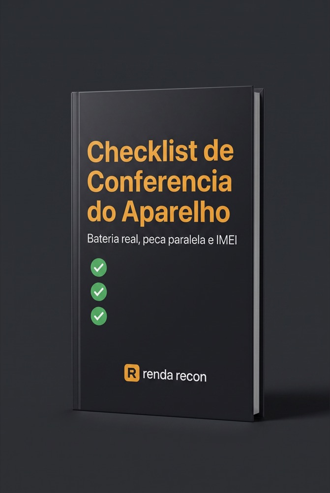 Checklist de conferência do aparelho